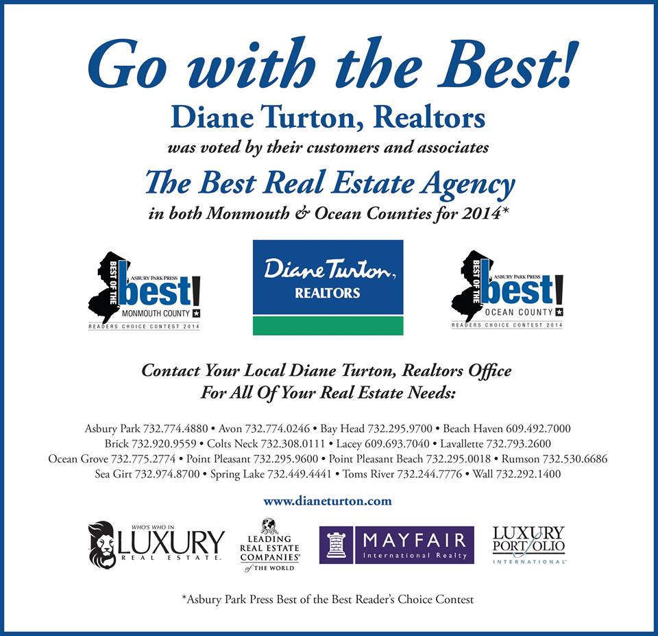Diane Turton, Realtors Voted "Best of the Best" As Top Real Estate