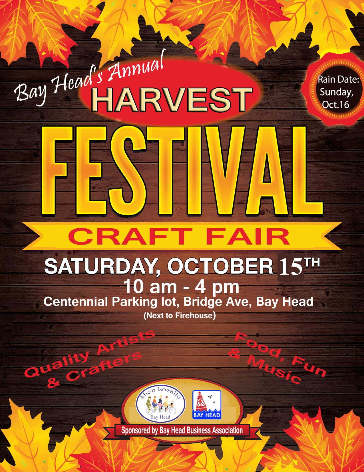 Bay Head's Harvest Festival is Coming  Saturday, October 15th  Bay